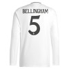 Maillot à Manches Longues Real Madrid Bellingham 5 Domicile 2024-25 Pour Homme